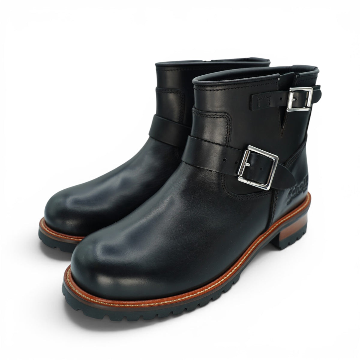 Short Engineer Boots /  Black （エンジニアショートブーツ）S28002