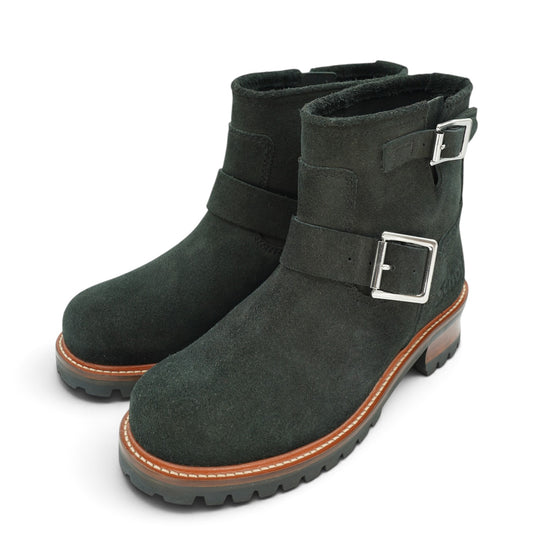 Short Engineer Boots / Black (Suede)（エンジニアショートブーツ）S28002