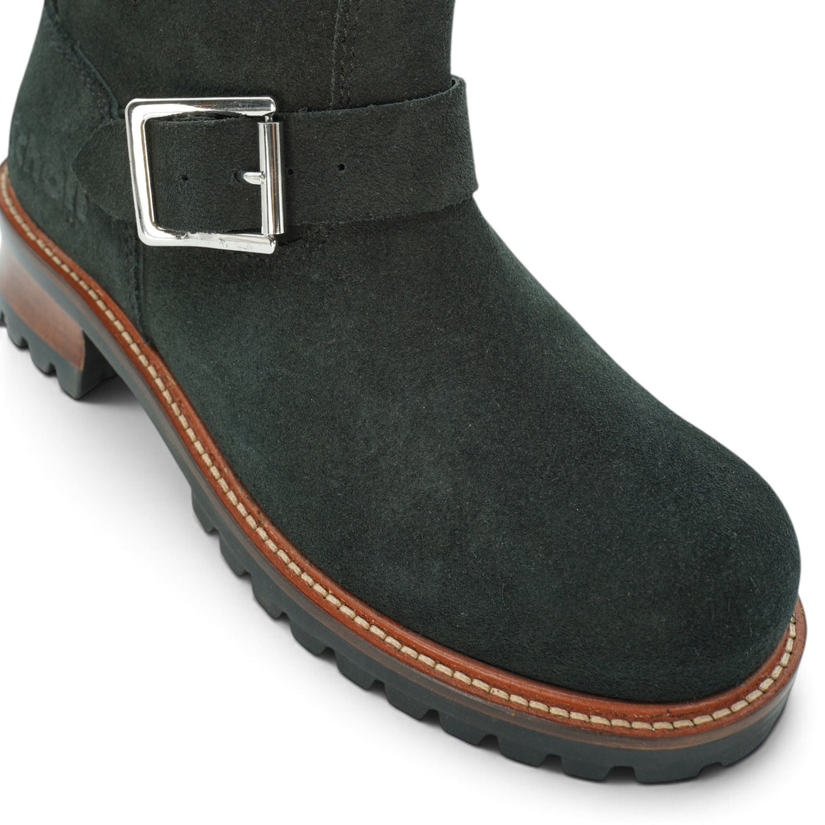 Short Engineer Boots / Black (Suede)（エンジニアショートブーツ）S28002